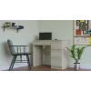 Computer desk top e shop MIJAS P SON KPL — straight rectangular particleboard, oak colour