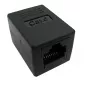 RJ-45 Modular Coupler VALUE Cat.6 unshielded black