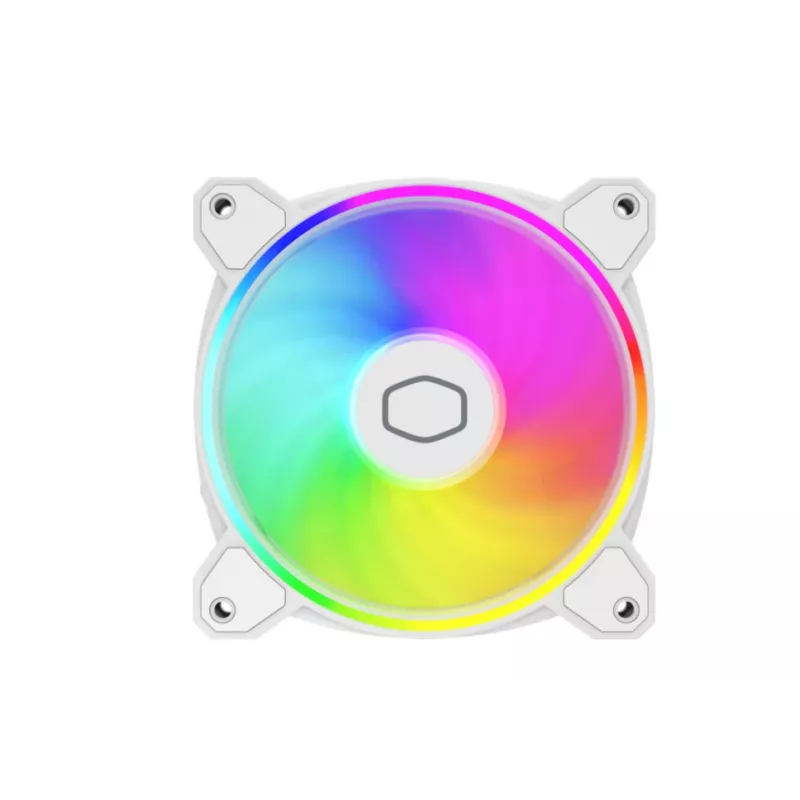 Cooler Master MasterFan MF120 Halo2 White Edition 120mm ARGB Case Fan