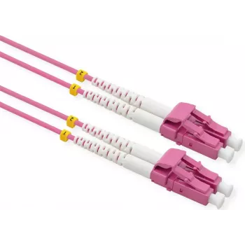 VALUE fiber optic cable 50/125um OM4 - LC/LC - low-loss connector - violet - 7 m