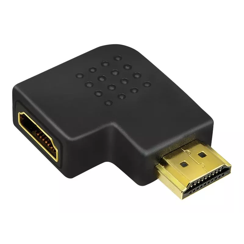 HDMI gender changer adapter LOGILINK AH0008 — HDMI to HDMI, black, gold-plated contacts