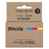 Compatible ACTIS cartridge KC-576 for Canon printers — Blue, Red, Yellow, 15 ml, Standard Yield