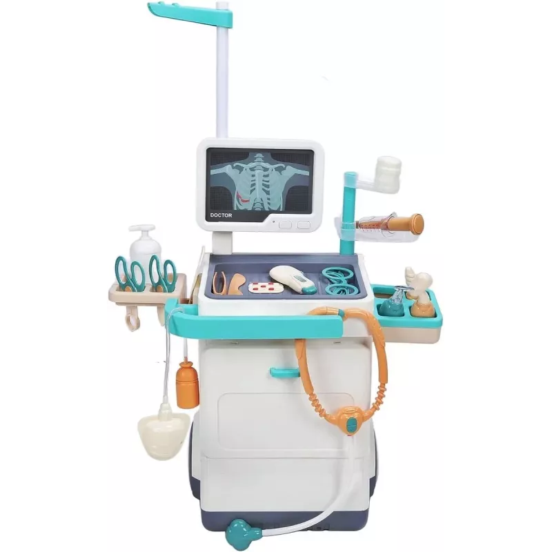 Extralink Toys Interactive Doctor Play Set Large Medical Trolley Toy