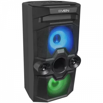 Speaker SVEN PS-650, black (50W, TWS, Bluetooth, FM, USB, microSD, LED-display, 4000mA*h)