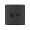 Lanberg WF01-6618-10B Wall-Mounted Rack Cabinet 18U 600x600 mm Black with Glass Door