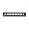 Patch panel LANBERG PPKS-9212-B 12-port 1U 10 inch FTP