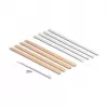 DeLOCK 67057 19-inch D-Type patch panel with strain relief, 32-port, black