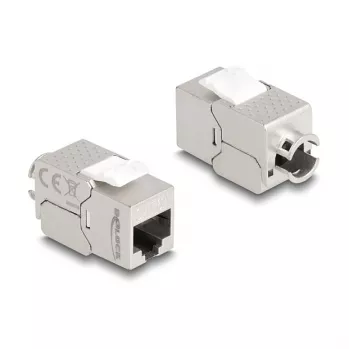 DeLOCK Keystone Module RJ45 jack to LSA Cat.6A Slim toolfree