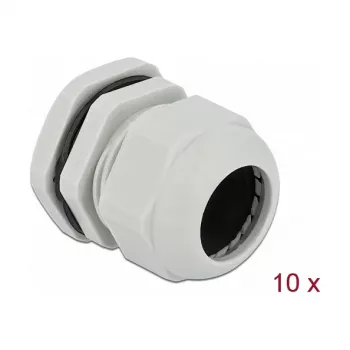 Cable Gland DeLOCK 60227 Grey Plastic 10 pc(s)