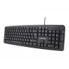Keyboard Gembird KB-U-103-RU Office USB QWERTY English Russian Black