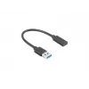 USB cable Lanberg AD-UC-UA-03 USB 3.2 Gen 1 0.15 m
