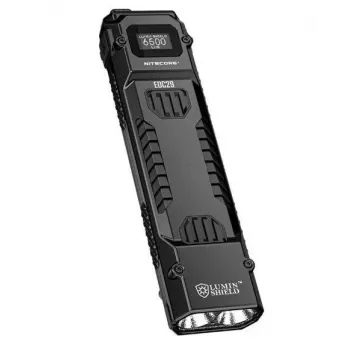 Hand flashlight Nitecore EDC29 stainless steel housing, 2 LEDs, 15–6500 lm, IP54, USB rechargeable