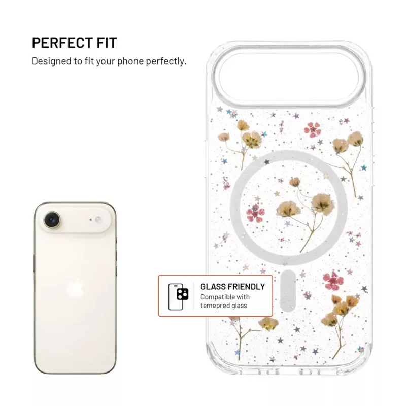 Back cover FIXED for Apple iPhone Air — TPU, MagBloom compatible, Blush Plum