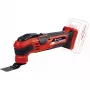 Power X-Change Cordless Multi-Tool VARRITO, 18Volt (Red/black, without Battery and Charger, Includes Accessory)