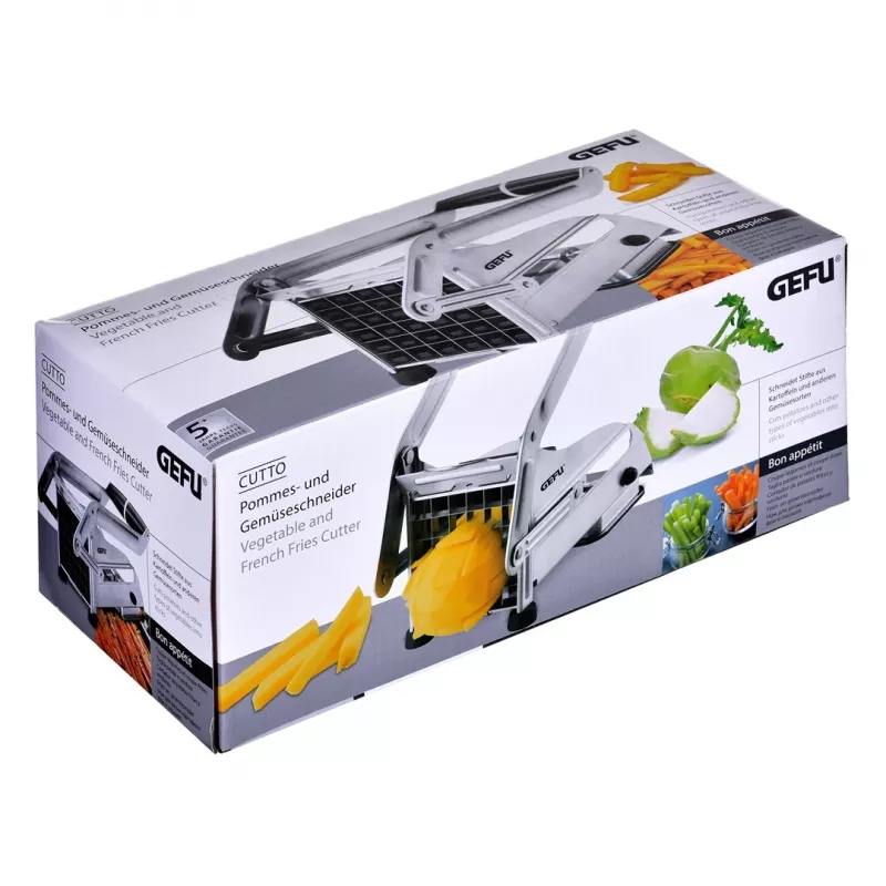 GEFU G-13750 manual chips slicer, stainless steel