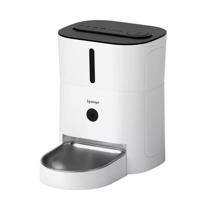 Smart pet feeder with camera Sponge SPONGE Pet Feeder Smart Camera