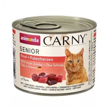 Wet cat food animonda ANIMONDA Carny 200 g — beef & turkey, grain-free, for senior cats