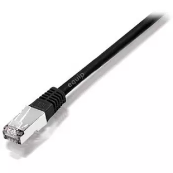 Equip Cat.5e SF/UTP Crossover Patch Cable, 1m, 1 m, Cat5e, SF/UTP (S-FTP), RJ-45, RJ-45, Black