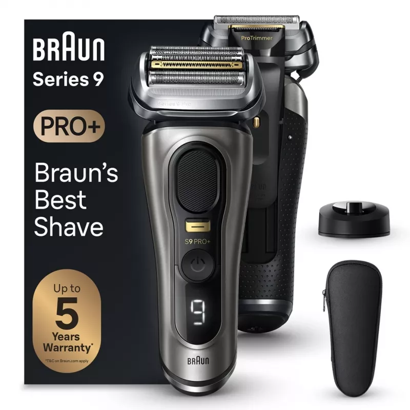 Braun Series 9 Pro+ 9515s electric shaver - wet & dry, metallic