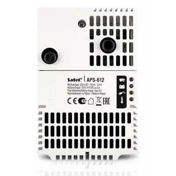 Power supply unit Satel APS-612 Wired 265V White 122mm x 84mm x 78mm