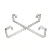 Cable holder Extralink Four arms aluminium frame S500 — 500 x 500 x 70 mm, desk/wall, aluminium