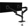Ergotron LX Pro - Mounting Kit (Doppelarm) - for 2 LCD-Displays - grommet mount - Aluminium - Black - Screen Size: to 61 cm (to 24 inch) (45-710-292)