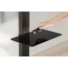 Floor TV stand GEMBIRD TVS-86ST-01 for 43–86 inch TVs, black, tempered glass base, VESA 100x100–600x400, max 60 kg