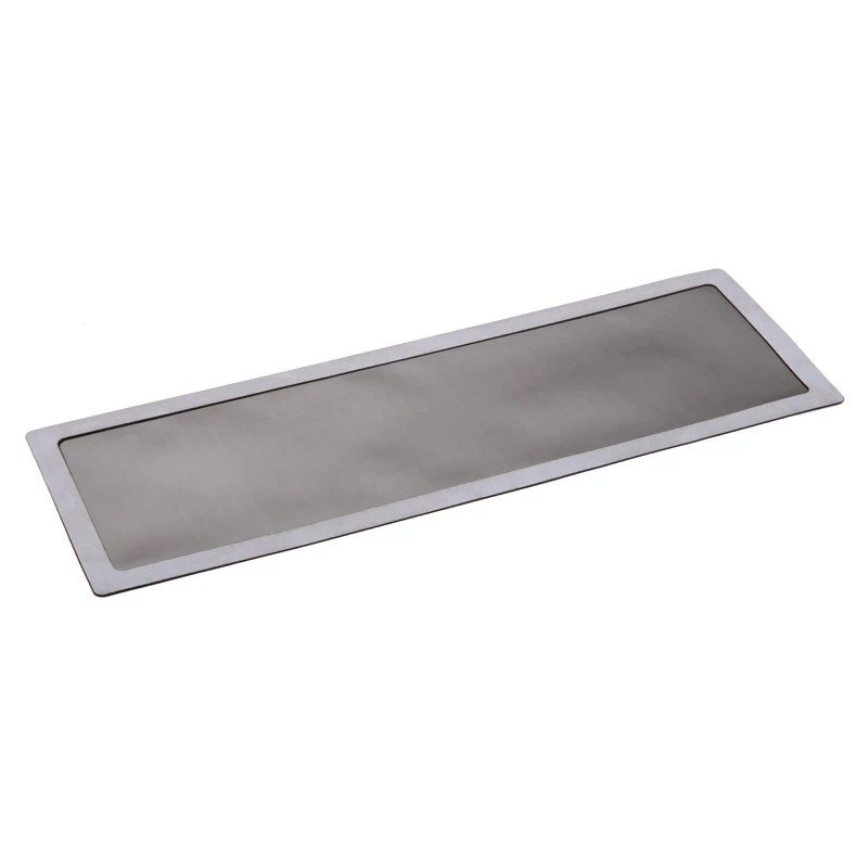 Dust filter DEMCiflex 0324 — round filter, height 120 mm, black/grey