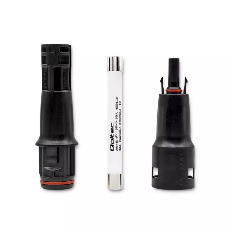 Solar connector QOLTEC MC4 1500V 30A – outdoor photovoltaic cable connector