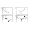 Cable lock LogiLink NBS012 Black Silver