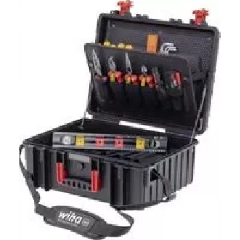 Toolbox wiha XL 2 46816 VDE — equipped for electricians, insulated tool set storage