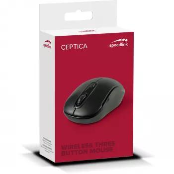 Mouse SPEEDLINK SL-630013-BKBK RF Wireless Ambidextrous