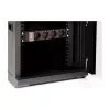 DeLOCK 43417 19 inch 6U 600mm Depth Wall-Mount Rack Cabinet with Glass Door, Black
