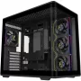 Elite 600 ARGB , Tower-Enclosure black, Tempered Glass x 2