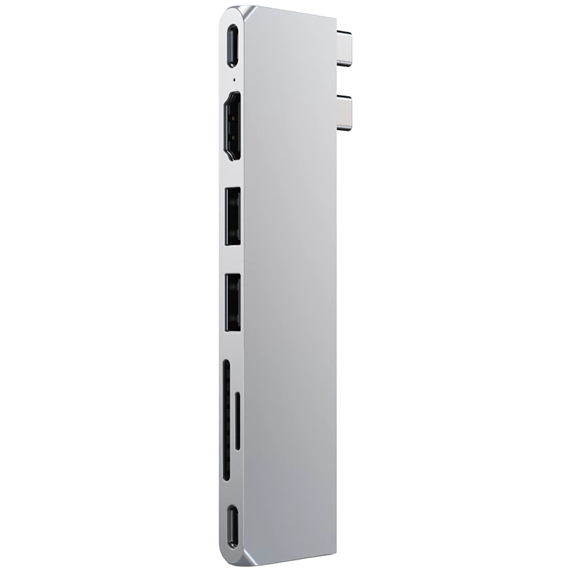 Satechi ST-HUCPHSS Notebook-docking station & port replicator docking USB 3.2 Gen 2 (3.1 Gen 2) Type-C Silver (ST-HUCPHSS)