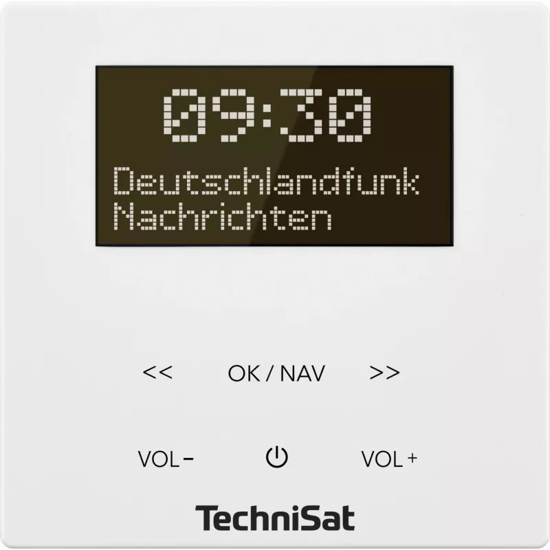 TechniSat DigitRadio UP 55 - DAB-Radio - 2 x 2 Watt - White (0001/3901)