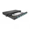 Fibre optic splice enclosure DeLOCK 66998 Black Metal 482x220x44mm