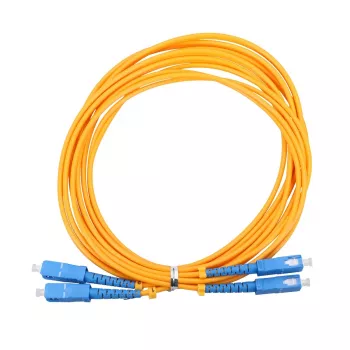 Fibre optic cable Extralink EX.3586 1 m FTTH G.652D SC-SC duplex yellow