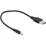 Power cable DeLOCK 83793 USB A DC 0.27 m