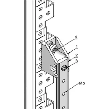 Schroff Earthing Bar M5 440MM-20 Pts (19) (20118-860)