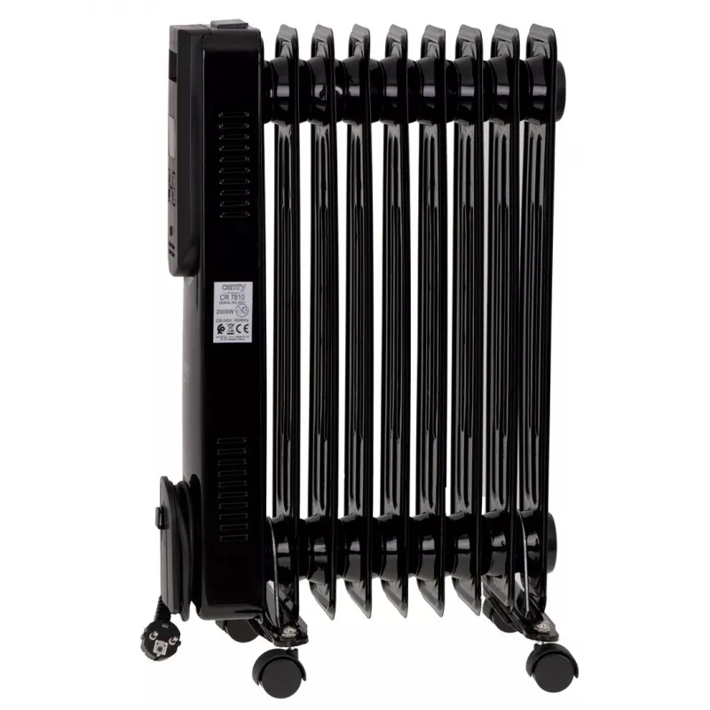 Camry | Heater | CR 7810 | Oil Filled Radiator | 2000 W | Number of power levels 3 | Black