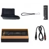 Flashlight Duracell DF2500R — black, handheld rechargeable torch