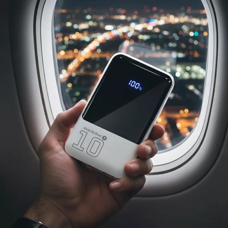 Powerbank everActive EB-10Q 10,000 mAh, 2× USB outputs, 22.5W QC4.0
