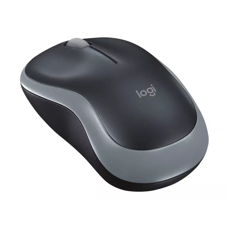 Logitech M185 Wireless Optical Mouse Ambidextrous Grey 910-002238