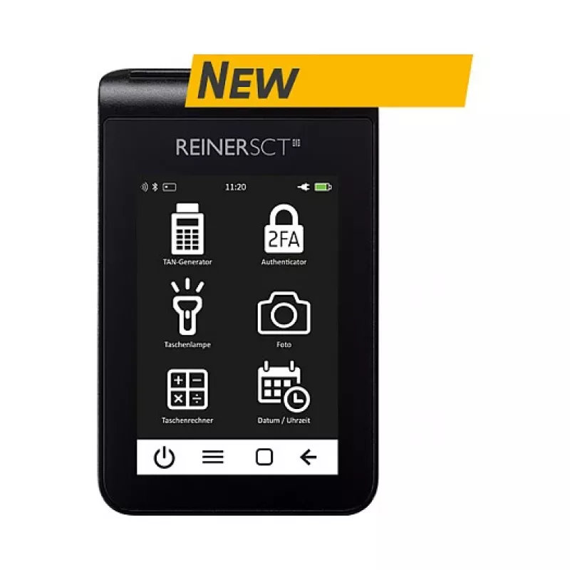 Card reader ReinerSCT tanJack deluxe Black TFT, model 2708200-000, weight 220 kg