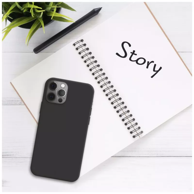 Fixed STORY back cover for Xiaomi Redmi 15 4G/5G, rubberized black protective case