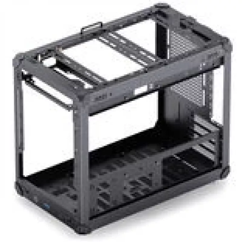 Jonsbo C6 MAX PC Case, Mini Case, Micro-ATX, Tempered Glass - black