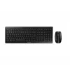 CHERRY Stream Desktop Recharge keyboard Mouse included Universal RF Wireless QWERTZ German Black