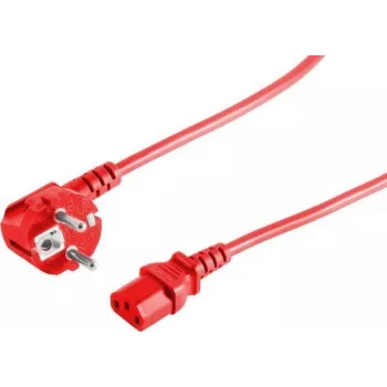 Power cable Red S/CONN 09-05184 1.8 m CEE7/7 C13 coupler