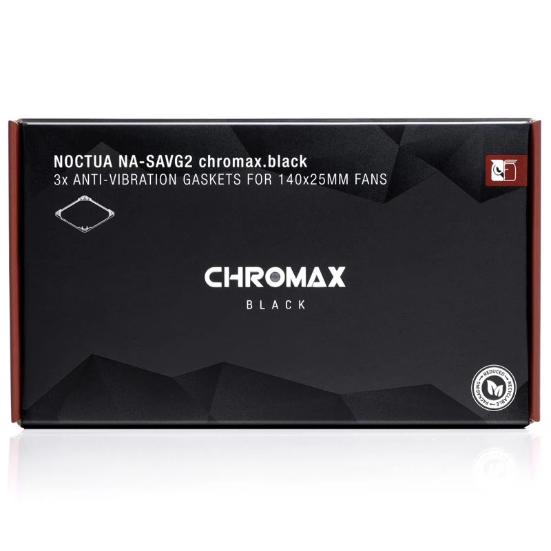 Noctua NA-SAVG2 chromax black Anti-Vibrationsset - black (NA-SAVG2 ch.bk)